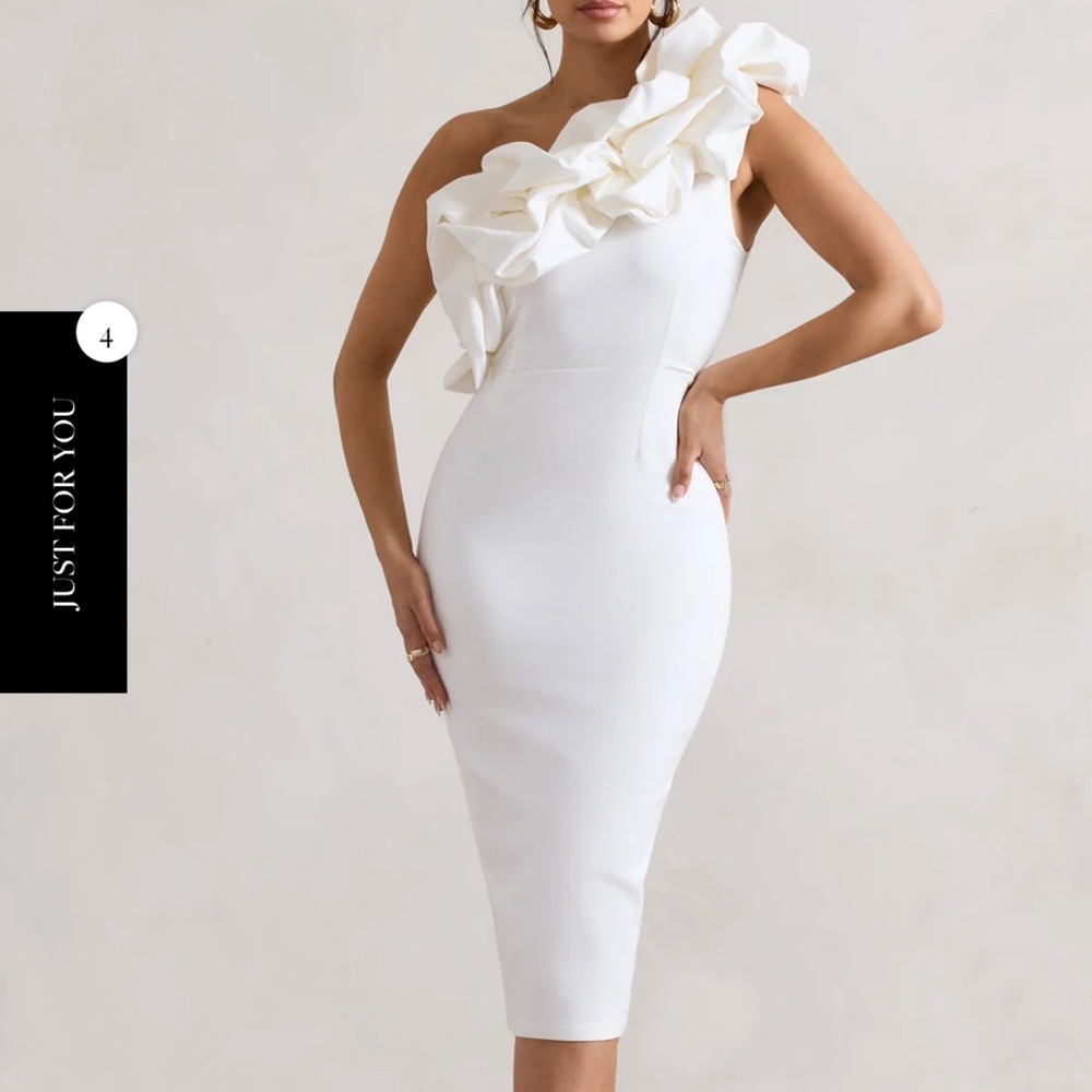 CLUB L LONDON WHITE DRESS